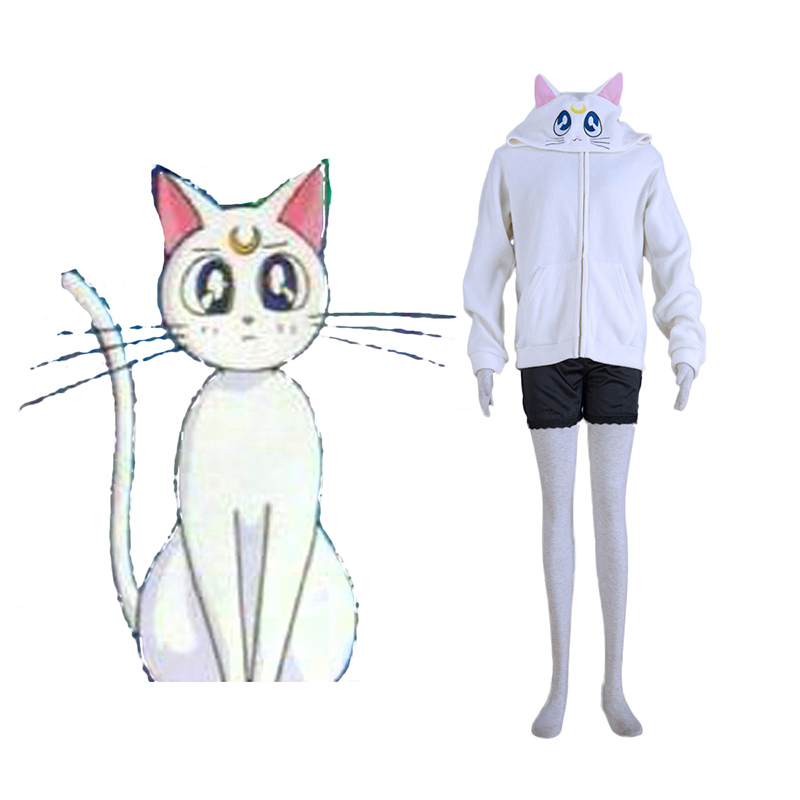 Sailor Moon White Cat Artemis Cosplay Costumes UK