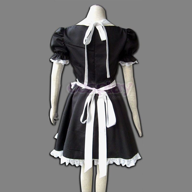 Maid Uniform 2 Black Winged Angle Cosplay Costumes UK