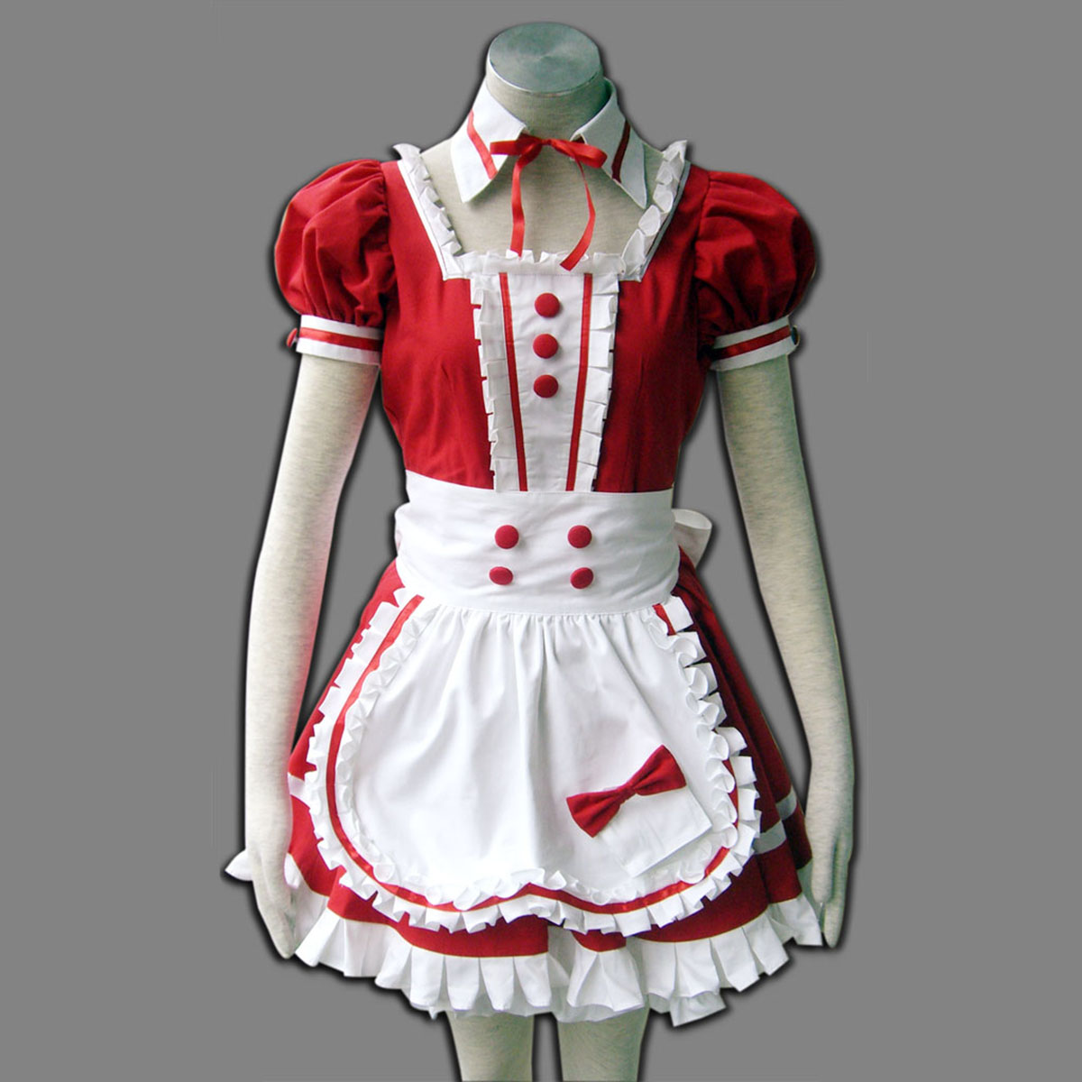 Red Maid Uniform 6 Cosplay Costumes UK