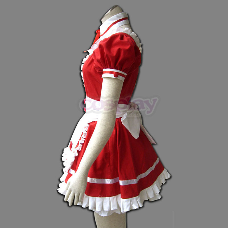Red Maid Uniform 6 Cosplay Costumes UK