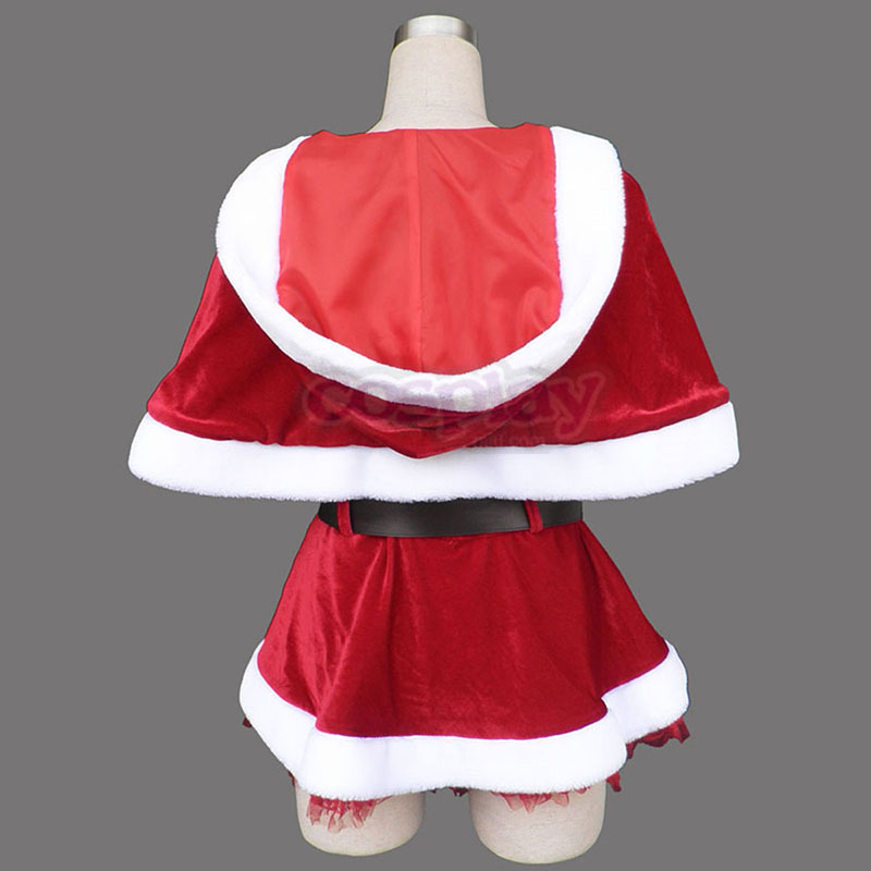 Red Christmas Lady Dress 5 Cosplay Costumes UK