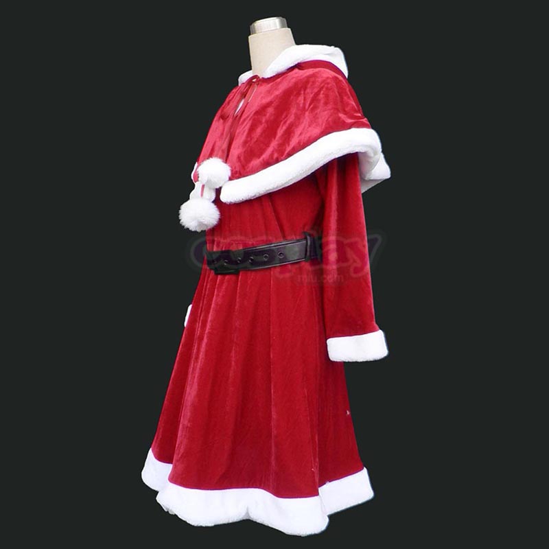 Christmas Lady Dress 9 Red Cosplay Costumes UK