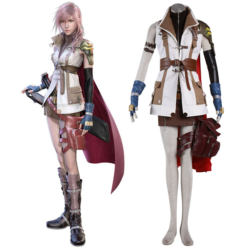 Final Fantasy XIII Lightning 1 Cosplay Costumes UK