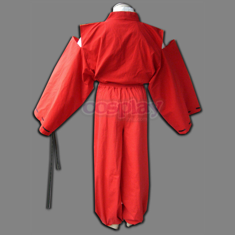 Inuyasha Red Inuyasha Kimono Cosplay Costumes UK