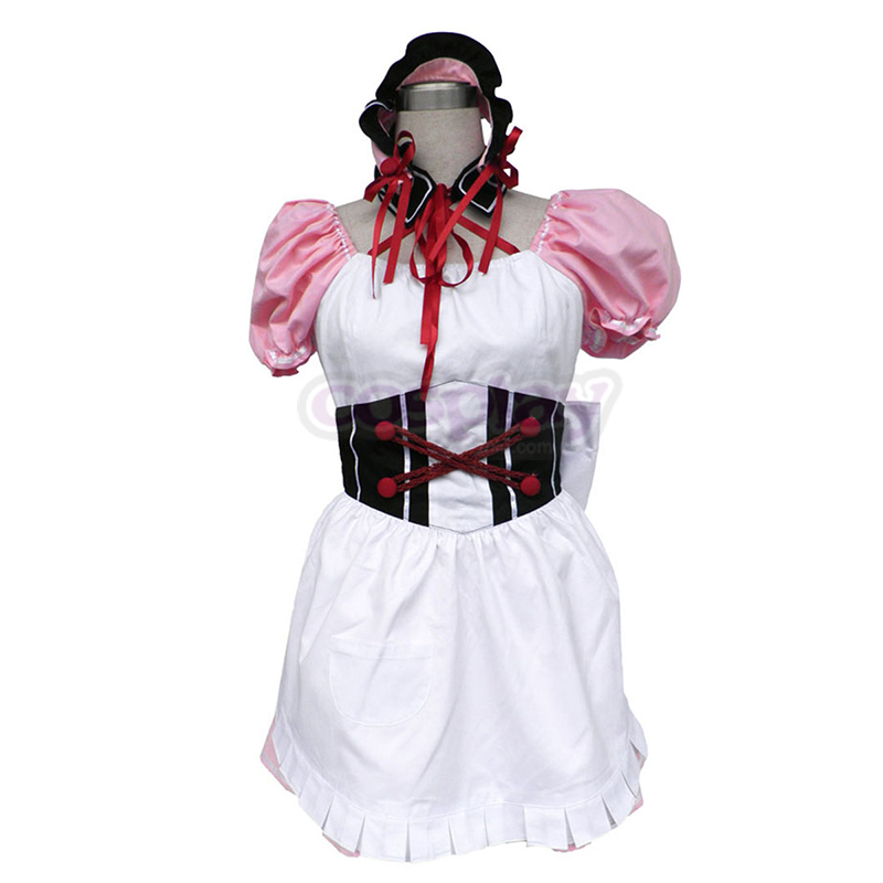 Haruhi Suzumiya Asahina Mikuru 1 Maid Cosplay Costumes UK