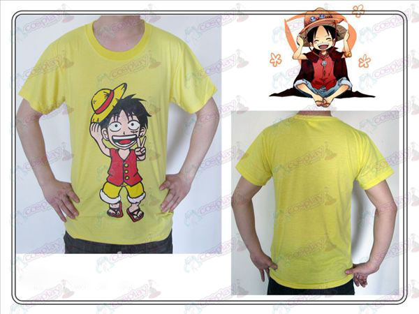 One Piece Accessories Luffy T-shirt (yellow)
