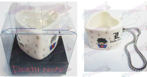 Death Note Accessories Strap heart-shaped ceramic cup