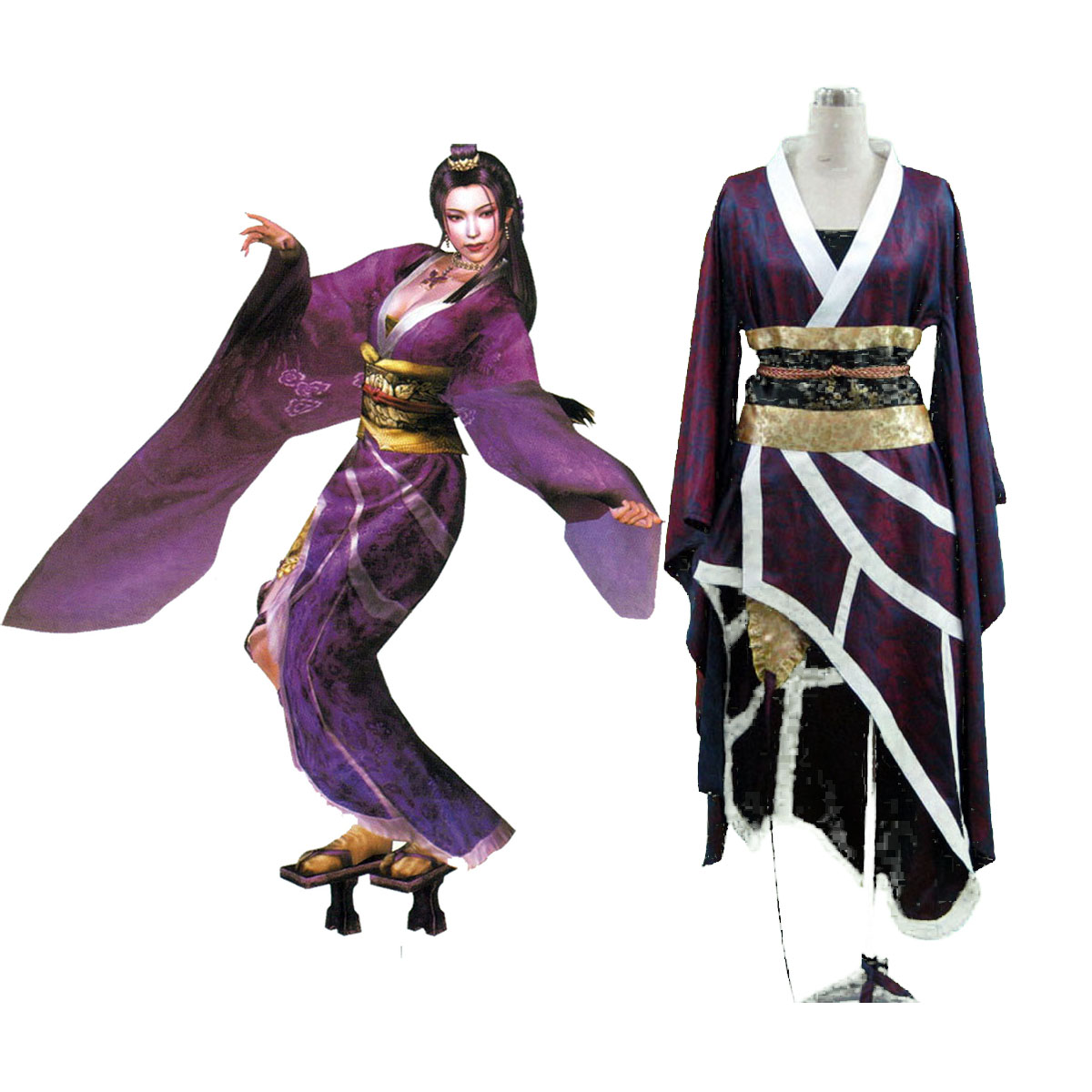 Samurai Warriors Nouhime 1 Cosplay Costumes UK