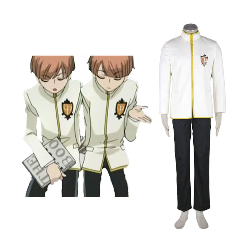 Ouran High School Host Club Male Uniforms Yellow Cosplay Costumes UK