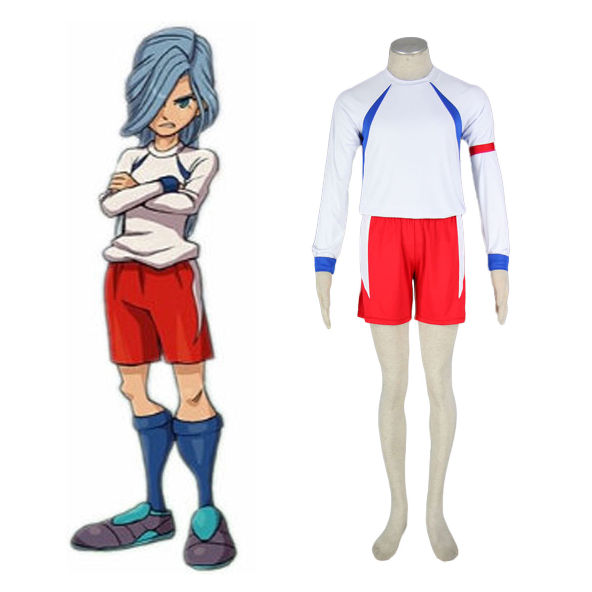 Inazuma Eleven British Team Soccer Jersey 2 Cosplay Costumes UK