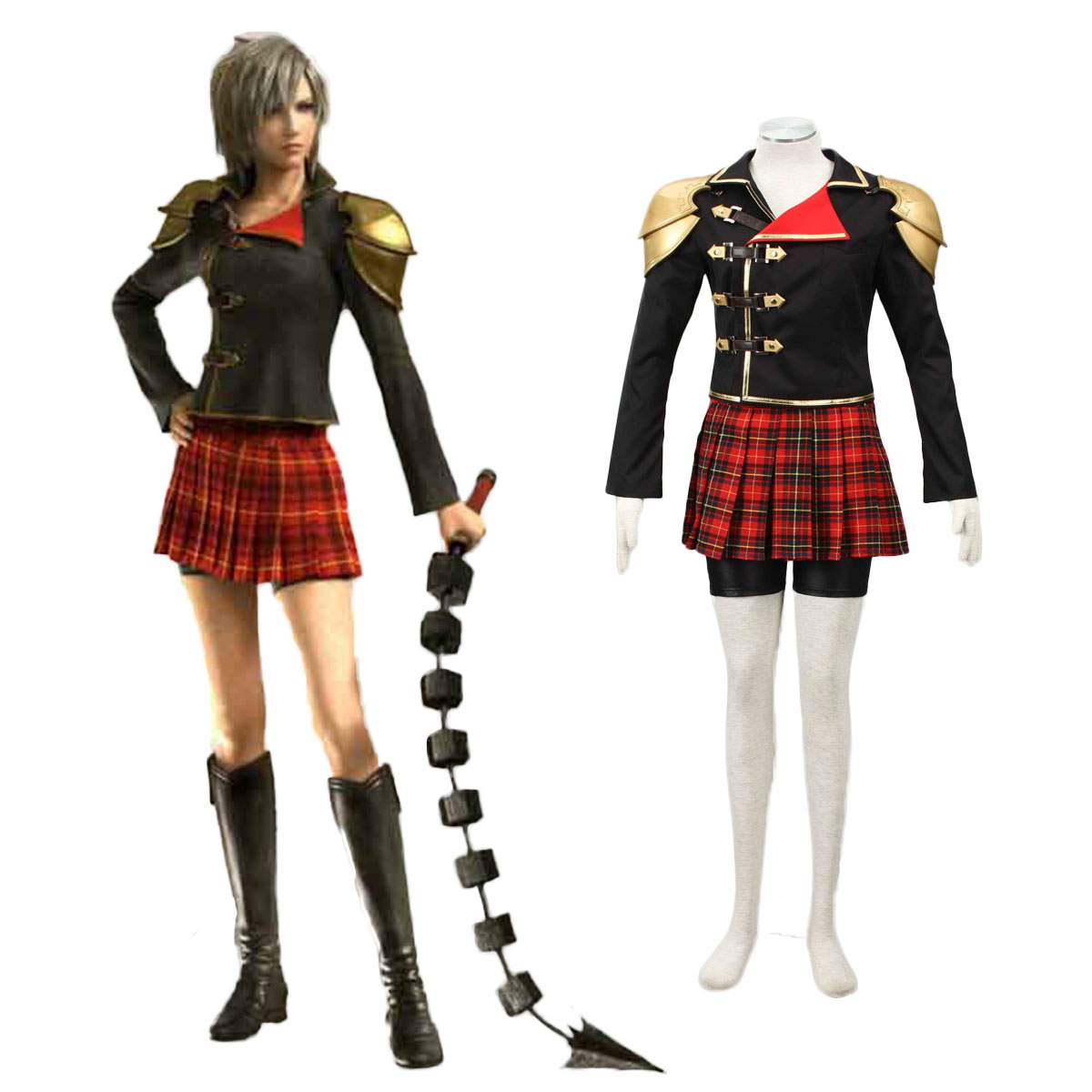 Final Fantasy Type-0 Seven 1 Cosplay Costumes UK