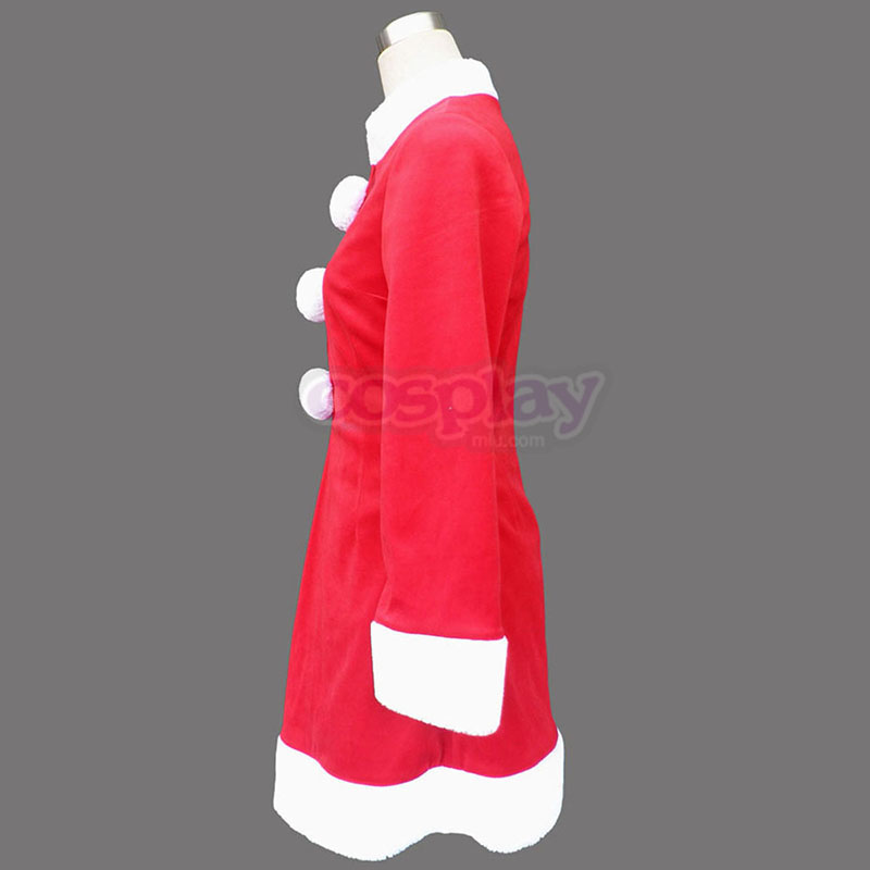 Red Christmas Lady Dress 6 Cosplay Costumes UK