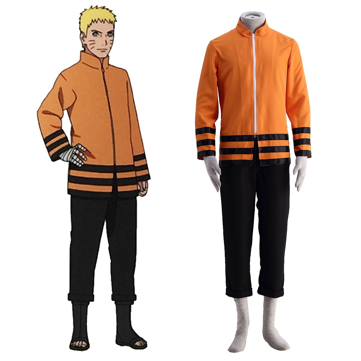 Naruto Boruto Naruto Uzumaki 10 Cosplay Costumes UK