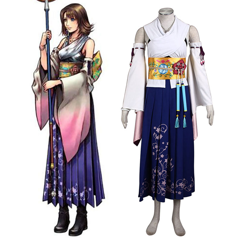 Final Fantasy X Yuna 1 Cosplay Costumes UK