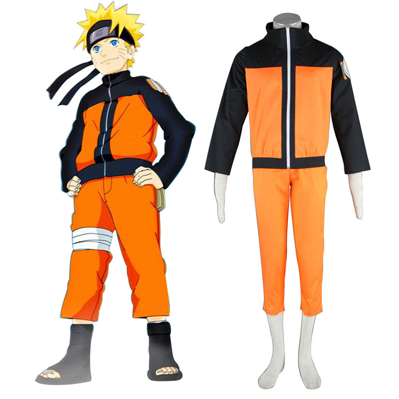 Naruto Shippuden Uzumaki Naruto 2 Cosplay Costumes UK
