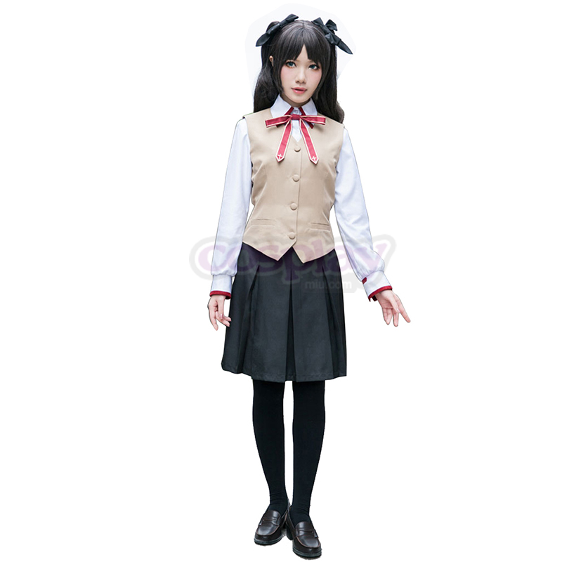 The Holy Grail War Tohsaka Rin 3 School Uniform Cosplay Costumes UK