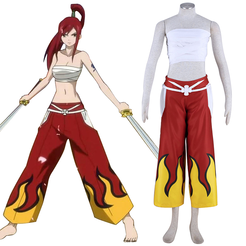 Fairy Tail Erza Scarlet 1 Cosplay Costumes UK