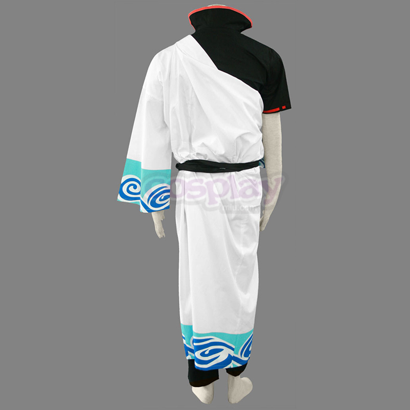 Gin Tama Sakata Gintoki 1 Black Belt Cosplay Costumes UK