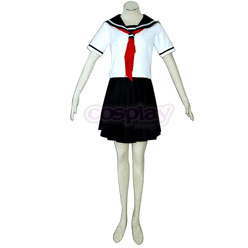 Hell Girl Enma Ai 3 Summer Sailor Cosplay Costumes UK