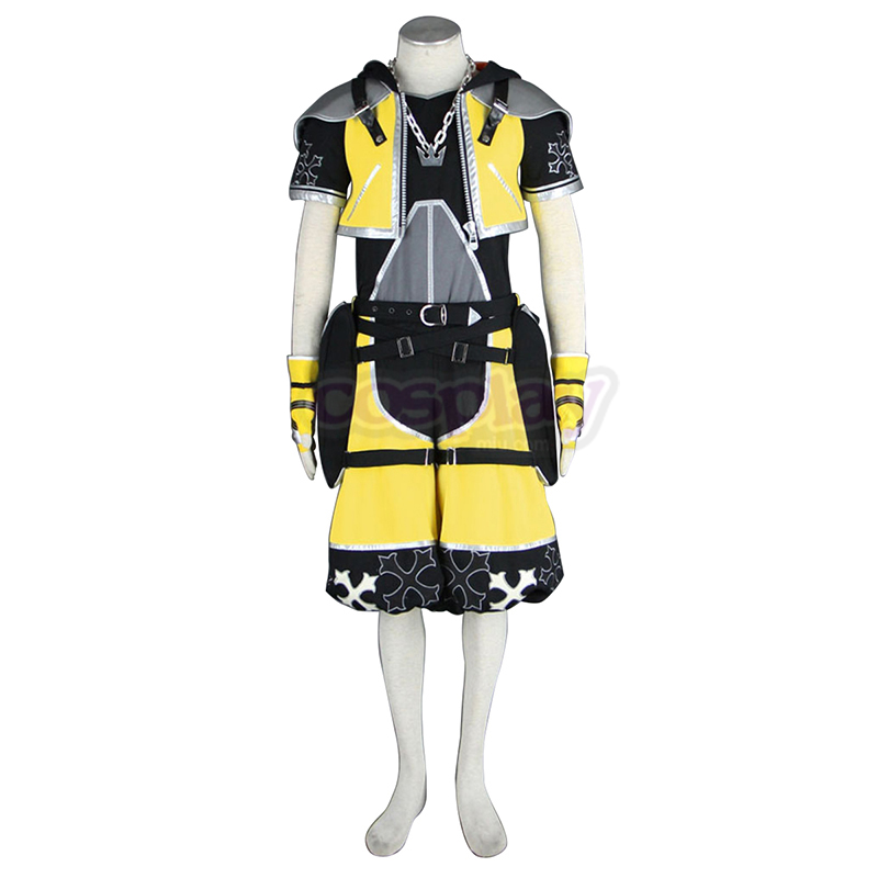 Kingdom Hearts Sora 3 Yellow Cosplay Costumes UK
