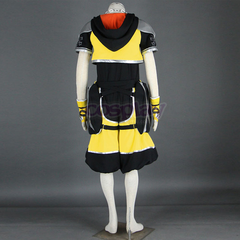 Kingdom Hearts Sora 3 Yellow Cosplay Costumes UK