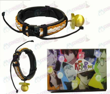 Tutoring yellow pacifier special edition leather strap