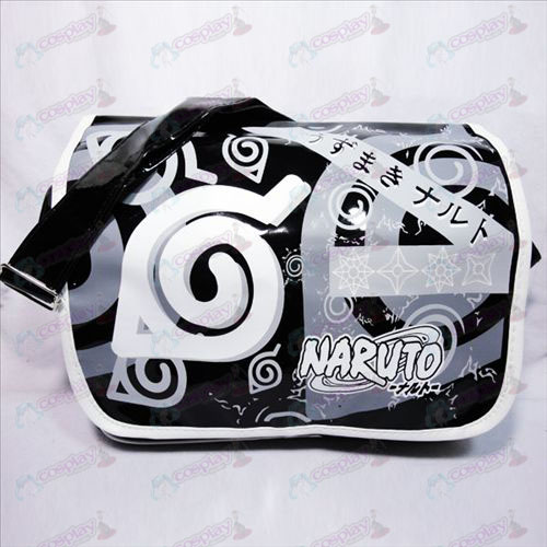 Naruto konoha light leather satchel