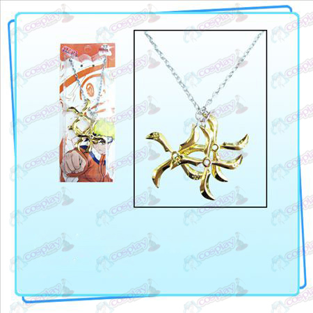 Naruto darts three loaded Necklace (Gold)