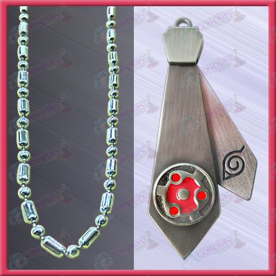 Naruto - spots of blood round eyes tie necklace (movable)