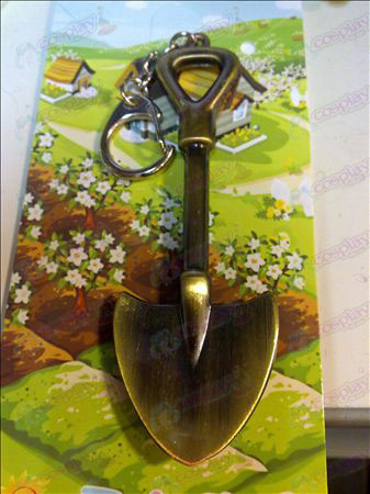 QQ Ranch shovel Keychain (Bronze)