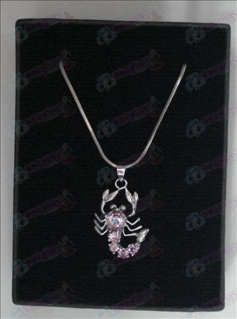 Saint Seiya Accessories scorpion necklace (pink)