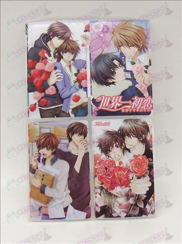 4 PVC card affixed world's first love