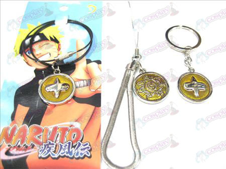 Naruto nine + immortal eye necklace