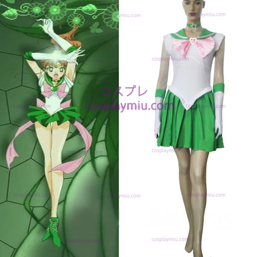 Sailor Moon Sailor Jupiter Makoto Kino Halloween Cosplay Costume