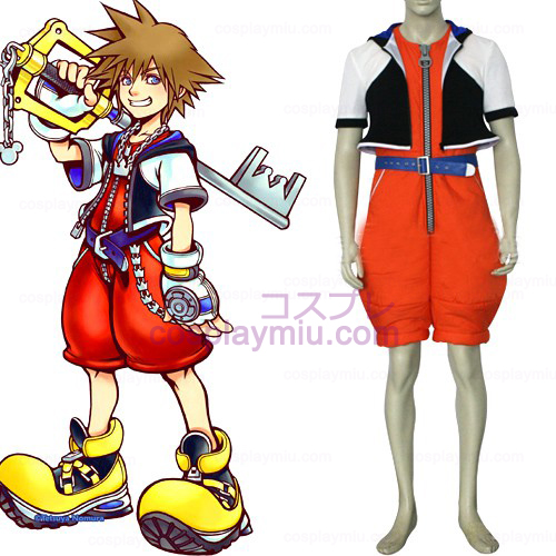 Kingdom Hearts 1 Sora Men's Cosplay Costume