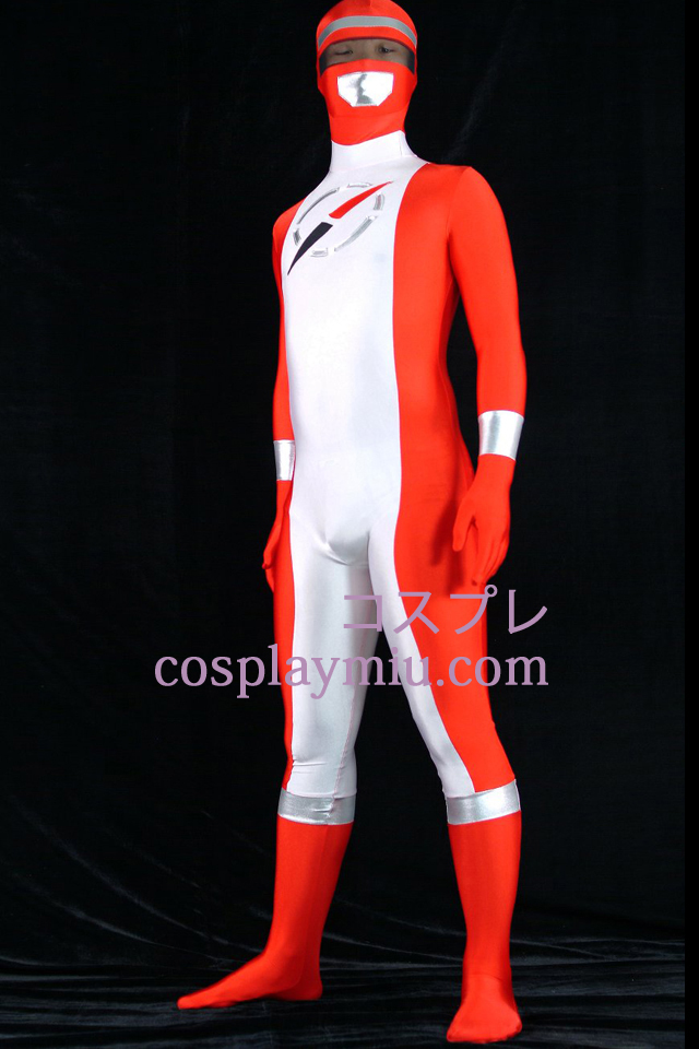 Operation Overdrive Red Ranger Lycra Spandex Superhero Zentai Suit