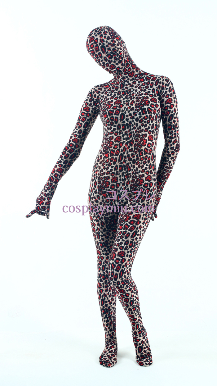 Leopard Lycra Zentai Suit